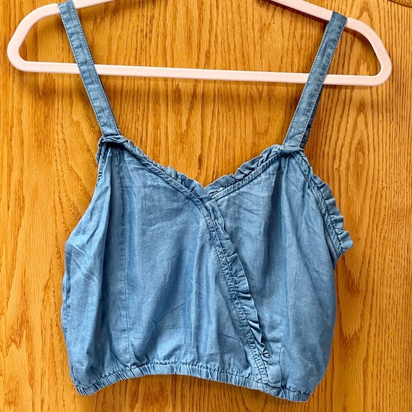 NWT Two-piece Denim Blue Set size L (Juniors) - Picture 2 of 5